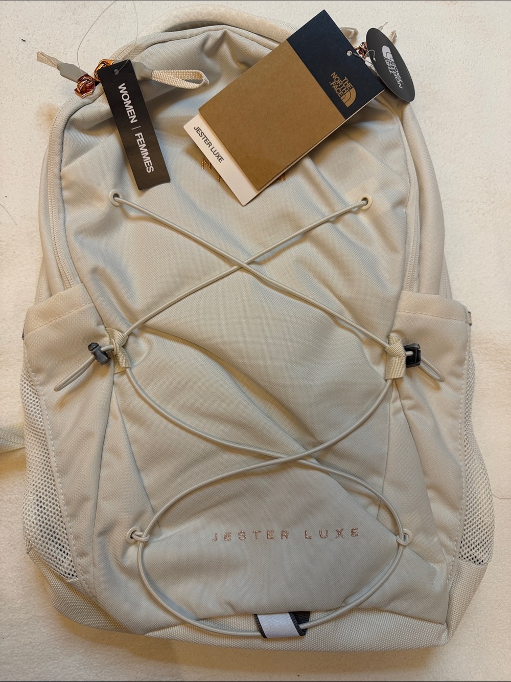 The North Face Jester Luxe Backpack — Light Beige